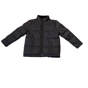 Janie And Jack Boys Water‎ Resistant Puffer Jacket Size 3-4 Gray